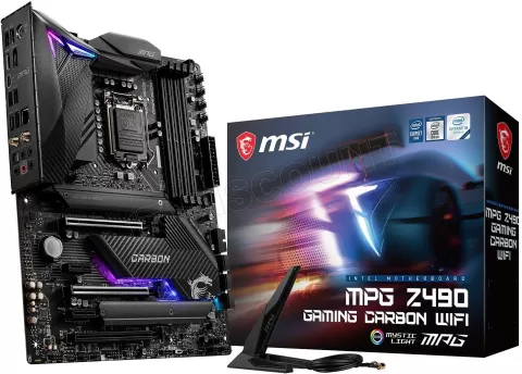 Photo de Carte Mère MSI MPG Z490 Gaming Carbon Wifi (Intel LGA 1200)