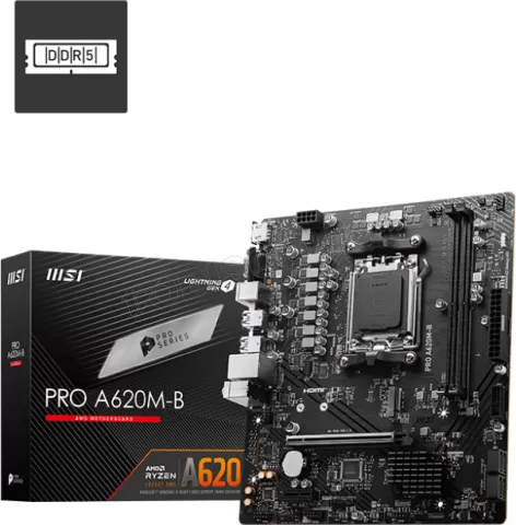 Photo de Carte Mère MSI Pro A620M-B (AM5) Micro ATX