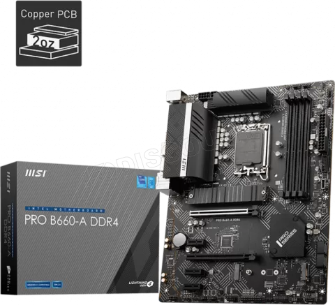 Photo de Carte Mère MSI Pro B660-A (Intel LGA 1700)