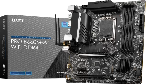 Photo de Carte Mère MSI Pro B660M-A WiFi (Intel LGA 1700) Micro ATX