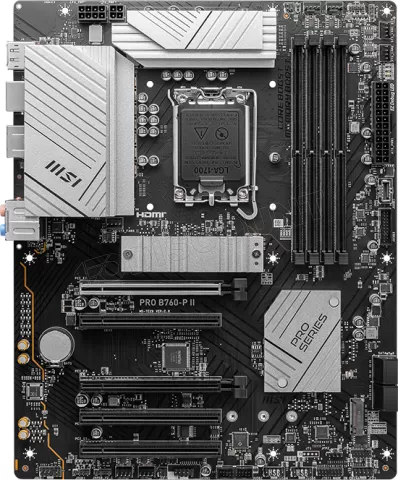 Photo de Carte Mère MSI Pro B760-P II (Interl LGA 1700)