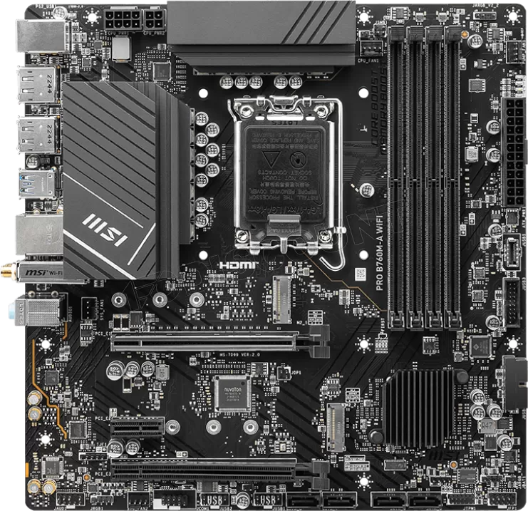 Carte mère MSI PRO B760M-P DDR4 Intel B760 LGA 1700 | Rakuten