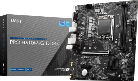 Photo de Carte Mère MSI Pro H610M-G DDR4 (Intel LGA 1700) Micro ATX