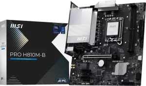 Photo de MSI H810M-B (Intel LGA 1851)