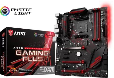 Photo de Carte Mère MSI X470 Gaming Plus (AM4)