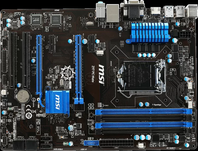 Msi Z97 Pc H97 Pc Mate MSI H97 PC MATE Motherboard - Main Image