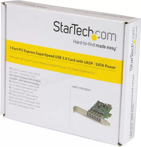 Photo de Carte PCI-Express StarTech USB 3.0 - 7 ports