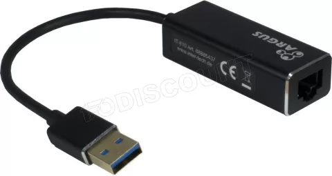 Photo de Carte  Réseau Inter-Tech USB 3.0 vers RJ45 Gigabit