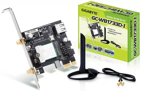 Photo de Carte Réseau PCI-Express WIFI & Bluetooth Gigabyte GC-WB1733D-I (AC1733)