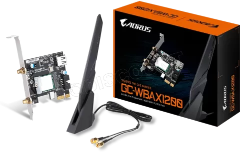 Photo de Carte Réseau PCI-Express Wifi & Bluetooth Gigabyte GC-WBAX1200 (AX1200)