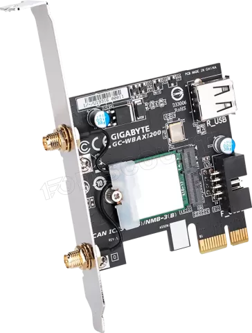 Photo de Carte Réseau PCI-Express Wifi & Bluetooth Gigabyte GC-WBAX1200 (AX1200)