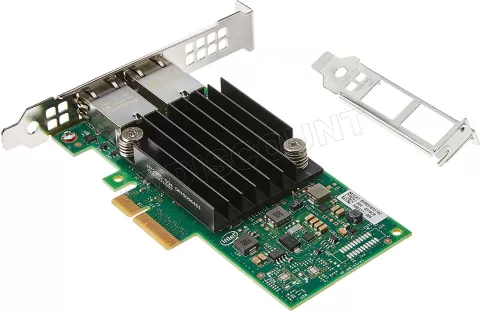 Photo de Carte Réseau PCIe RJ45 Intel X550-T2 - 10Gbit/s