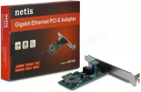 Photo de Carte Réseau PCIe RJ45 Netis AD1103 - Gigabit