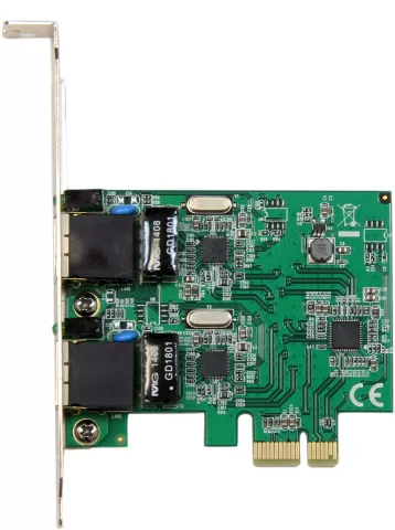 Photo de Carte Réseau PCIe RJ45 Startech ST1000SPEXD4 - Gigabit