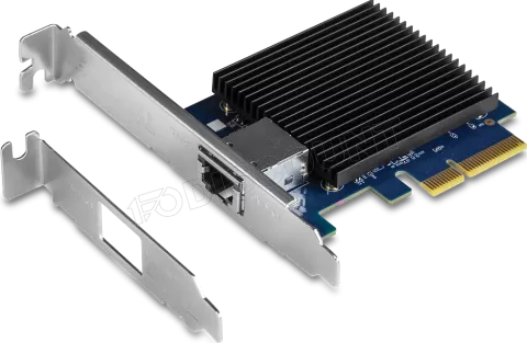 Photo de Carte Réseau PCIe RJ45 Trendnet TEG-10GECTX - 10Gbits/s