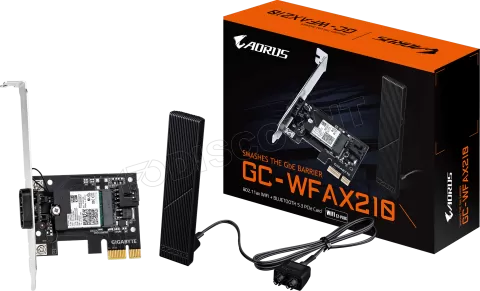 Photo de Carte Réseau PCIe WiFi 6E Gigabyte GC-WFAX210 (AX2400)