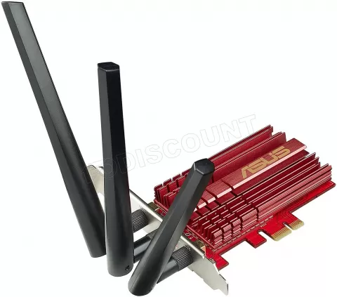 Photo de Carte Réseau PCIe Wifi Asus PCE-AC68 (AC1900)