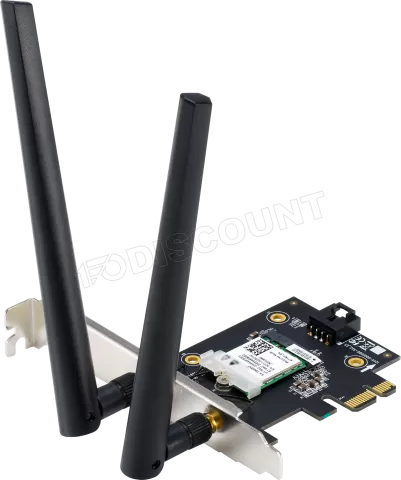 Photo de Carte Réseau PCIe Wifi Asus PCE-AXE5400 (AX5400)
