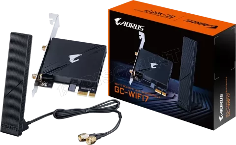 Photo de Carte Réseau PCIe WiFi/Bluetooth Gigabyte GC-WiFi7 (5800be)