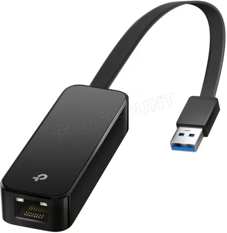 Adaptateur Ethernet Gigabits LAN USB 3.0 vers RJ45, noir