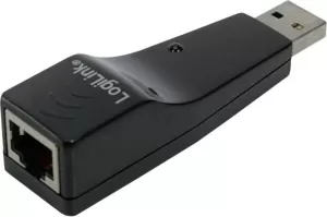 Photo de Carte Réseau USB Logilink 10/100 Mbits (Noir)