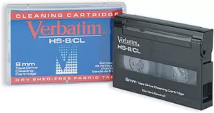 Photo de Cartouche de nettoyage Verbatim pour cassettes 8mm