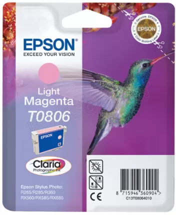 Photo de Cartouche d'encre Epson Colibri T0806 (Magenta clair)