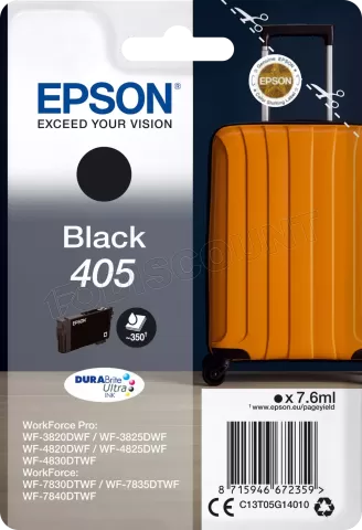 Photo de Cartouche d'encre Epson DuraBrite Ultra Valise 405 (Noir)