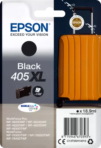 Photo de Cartouche d'encre Epson DuraBrite Ultra Valise 405 XL (Noir)