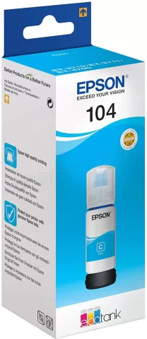 Cartouche d'encre Epson EcoTank 104 65ml (Cyan) à prix bas
