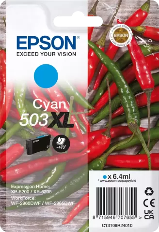Photo de Cartouche d'encre Epson Piments 503 XL (Cyan)