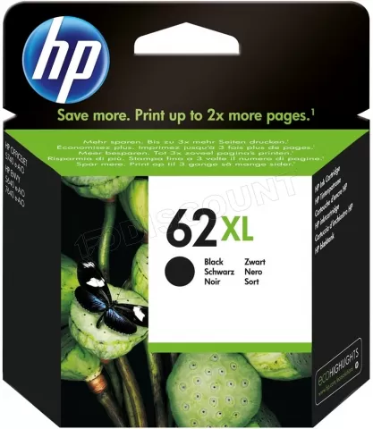 Photo de Cartouche d'encre HP 62 XL (Noir)