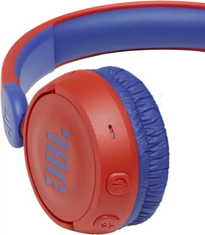 Photo de Casque Bluetooth pour Enfants JBL JR310BT (Rouge/Bleu)