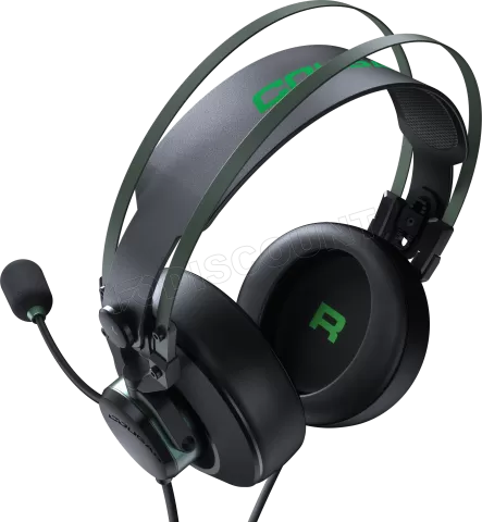 Photo de Casque Gamer filaire Cougar VM410 (Noir/Vert)