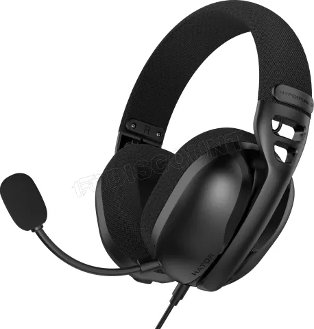 Photo de Casque Gamer filaire Hator Hyperpunk 3 USB (Noir)
