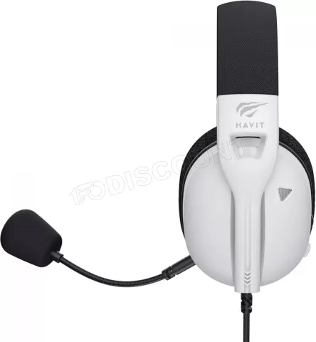 Photo de Casque Gamer filaire Havit Fuxi H5d (Blanc)