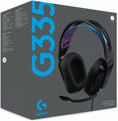 Photo de Casque Gamer filaire Logitech G335 (Noir)
