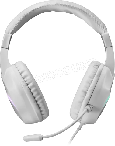 Photo de Casque Gamer filaire Mars Gaming MH122 RGB (Blanc)