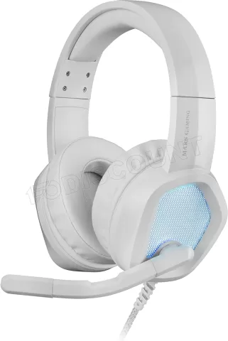 Photo de Casque Gamer filaire Mars Gaming MH320 RGB (Blanc)