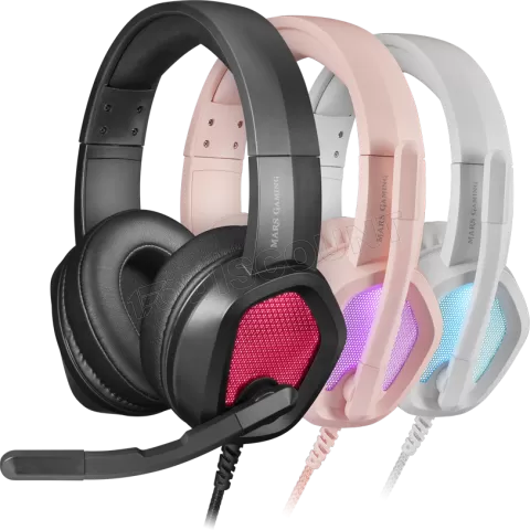 Photo de Casque Gamer filaire Mars Gaming MH320 RGB (Noir)