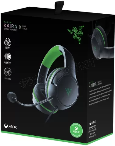 Photo de Casque Gamer filaire Razer Kaira X pour Xbox (Noir/Vert)