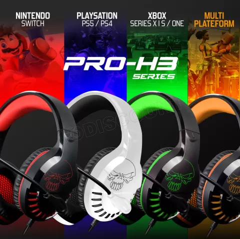 Casque micro Pro H3 avec Micro -PS4/PS5/XBOXONE/SeriesX/SWITCH - vert