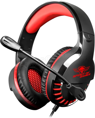 Photo de Casque Gamer filaire Spirit of Gamer Pro-H3 (Noir/Rouge)