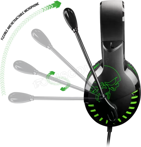 Photo de Casque Gamer filaire Spirit of Gamer Pro H3 Xbox Edition (Noir/Vert)