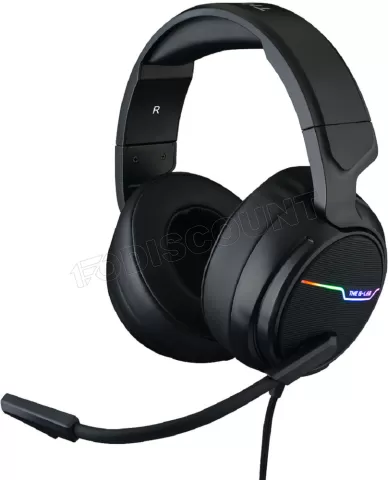 Photo de Casque Gamer filaire The G-Lab Korp Thallium RGB (Noir)