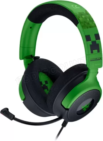 Photo de Casque Gamer Razer Kraken V4 X Minecraft (Vert)