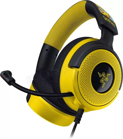 Photo de Casque Gamer Razer Kraken V4 X Pokemon Kanto Starters (Jaune)
