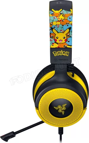 Photo de Casque Gamer Razer Kraken V4 X Pokemon Kanto Starters (Jaune)