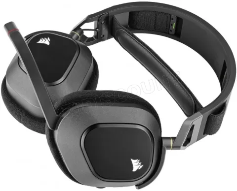 Photo de Casque Gamer sans fil Corsair HS80 RGB (Noir)