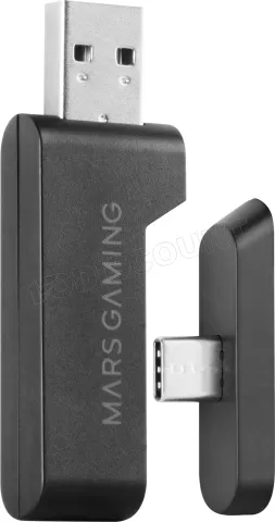 Photo de Casque Gamer sans fil Mars Gaming MHW-Pro RGB (Blanc)